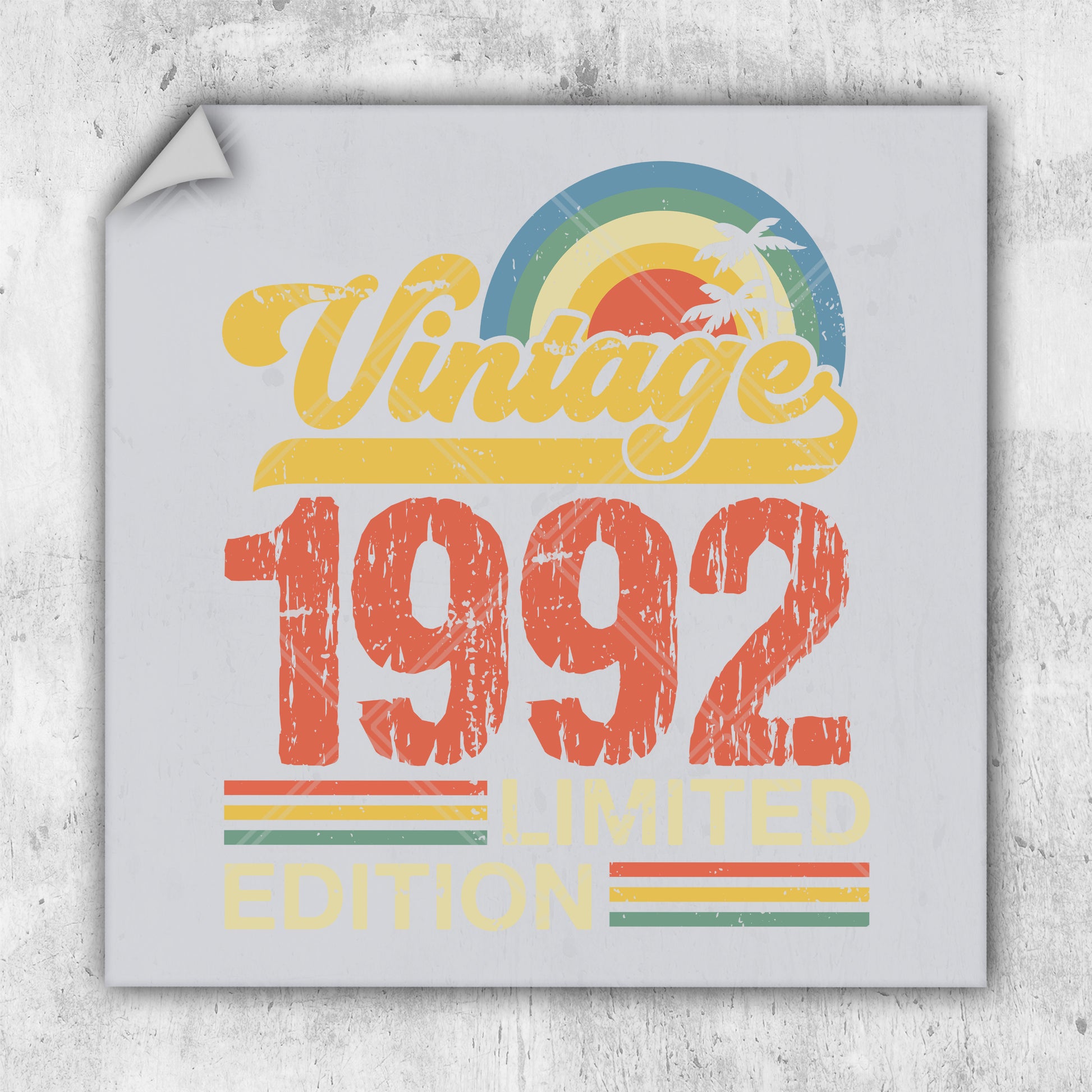 a picture of a sign that says vintage 1932 limited