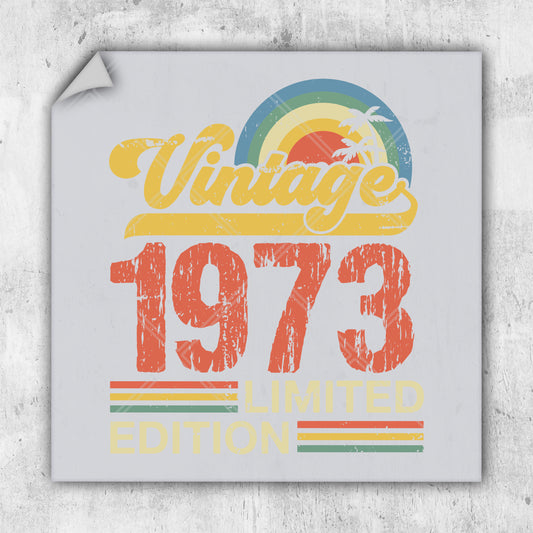 a picture of a sign that says vintage 1970 limited