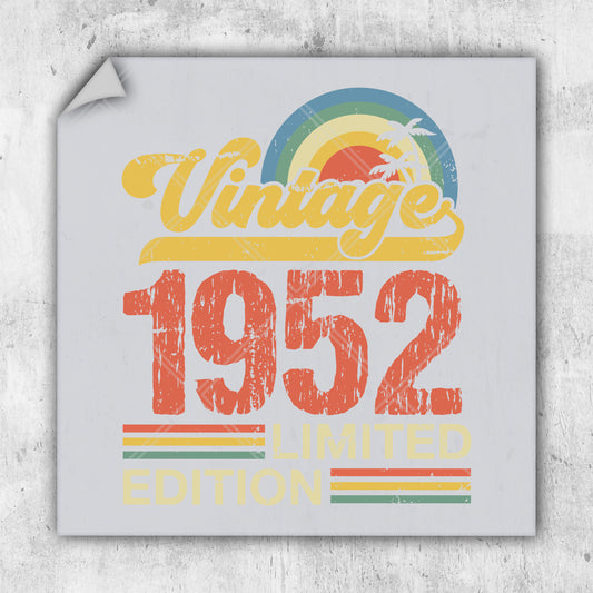 a picture of a sign that says vintage 1953 limited