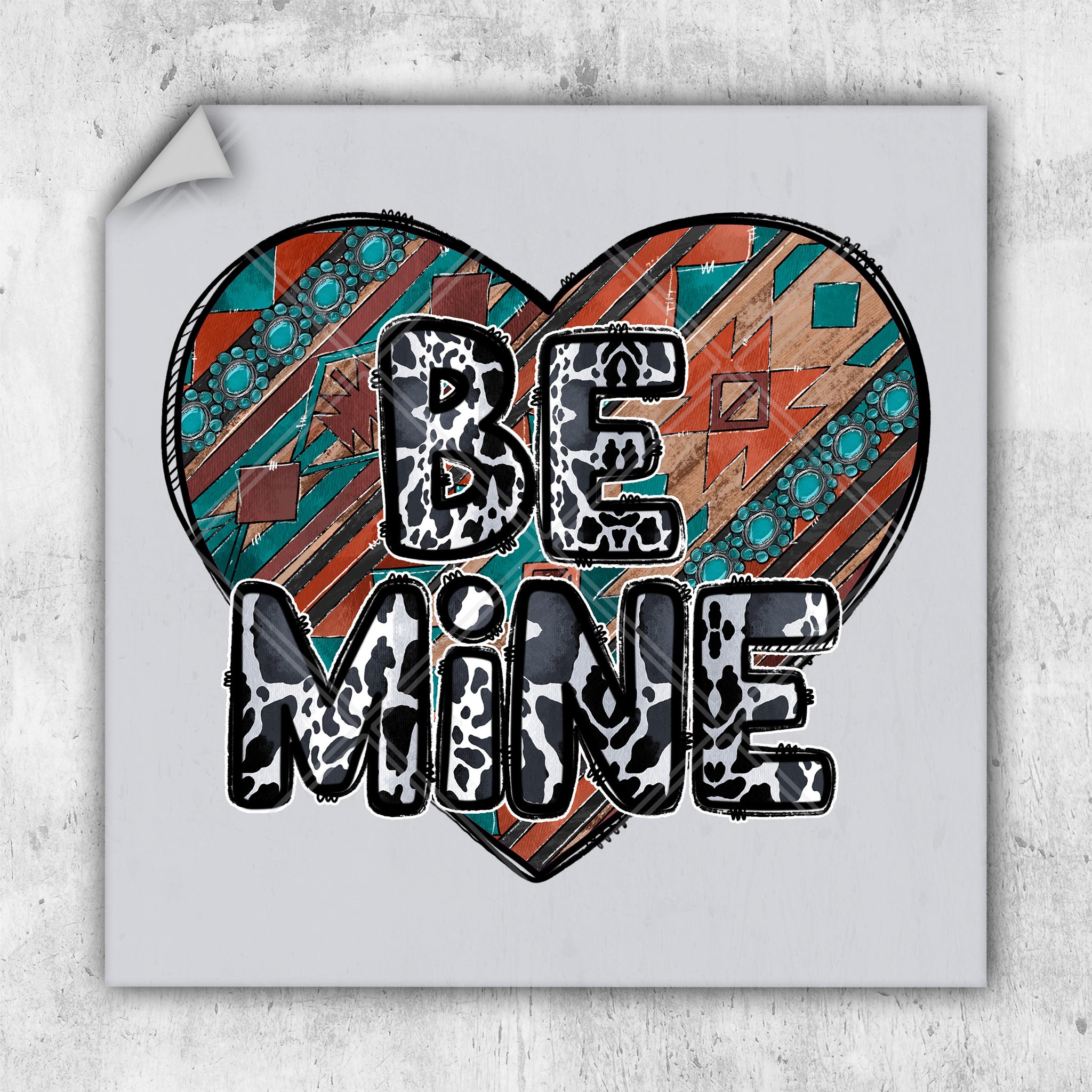 a picture of a heart with the words be more on it