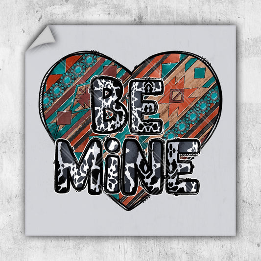 a picture of a heart with the words be more on it