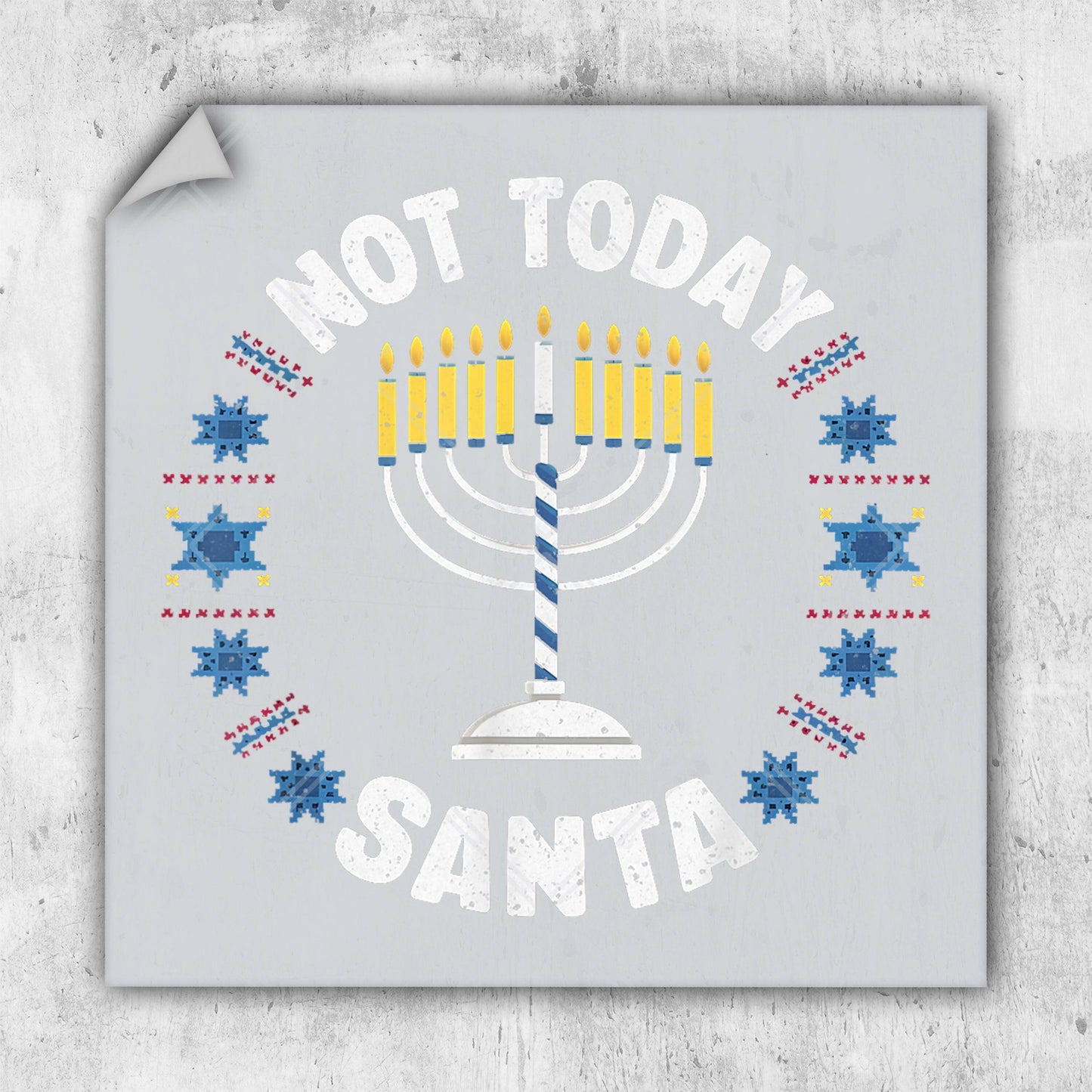 a picture of a menorah with candles on it