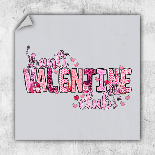 a valentine's card with the words i can't valentine club on it