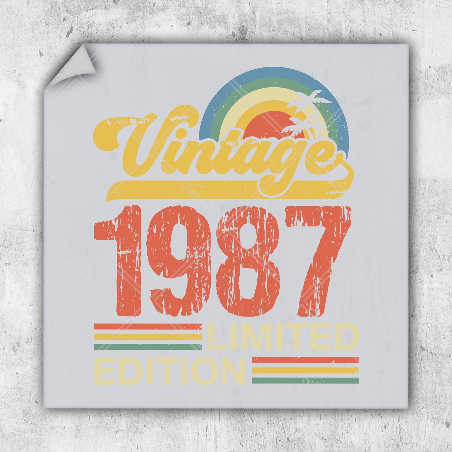 a picture of a sign that says vintage 1971 limited