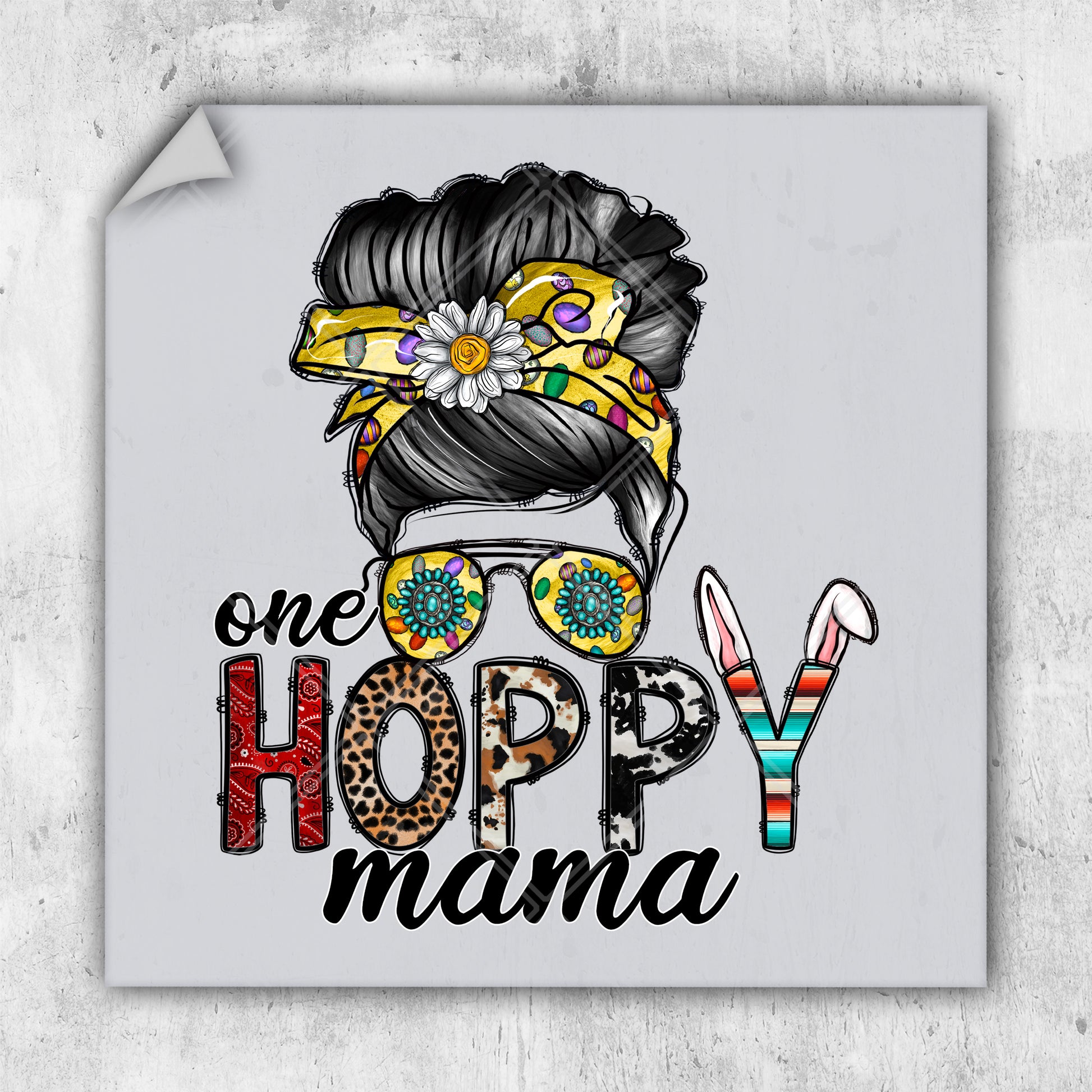 a sticker with the words, one hope, and an image of a woman