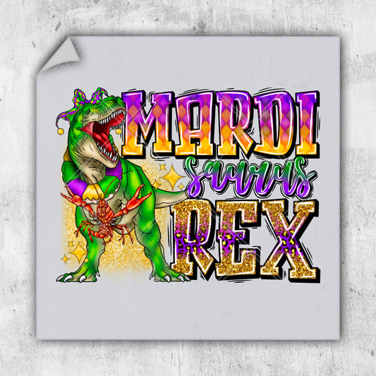 a t - shirt with the words mardi gras and an image of a