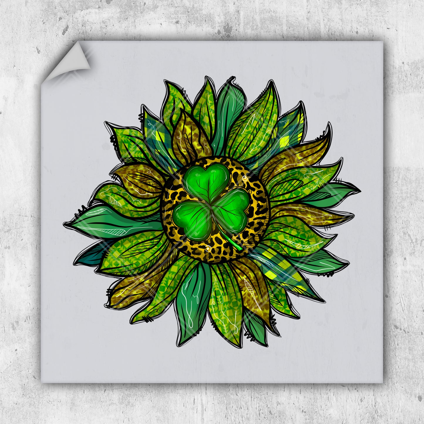 a picture of a flower with a heart on it