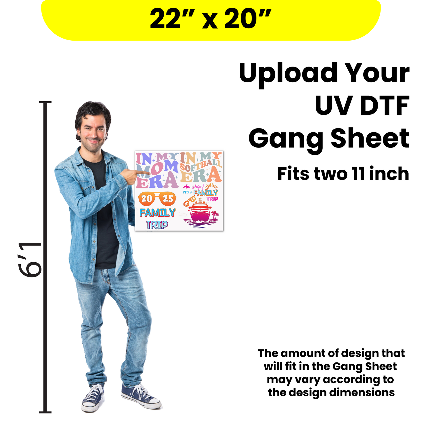 Blind Order - Upload Your UV DTF Gang Sheet.