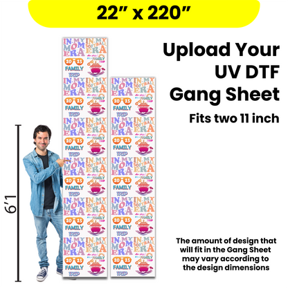 Upload Your UV DTF Gang Sheet - UV DTF Transfers - High Quality - Full Color