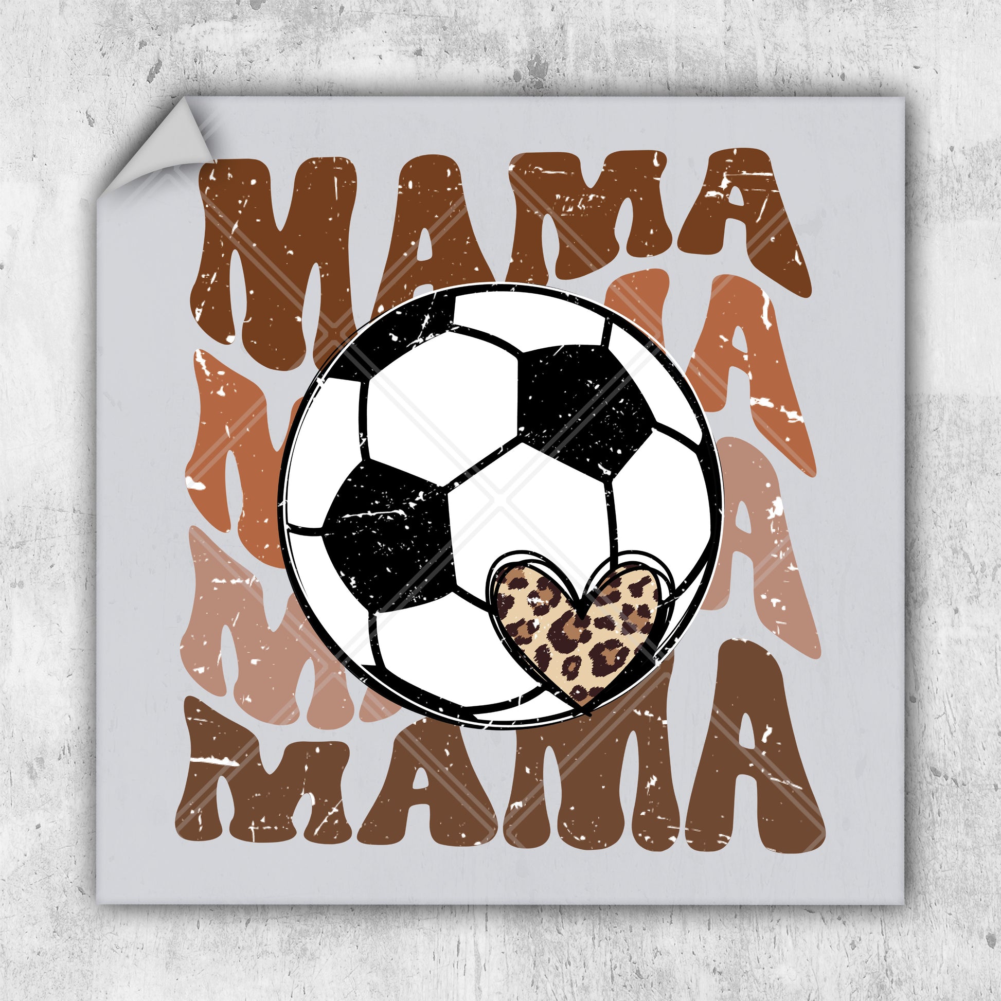 a soccer ball with a leopard print on it