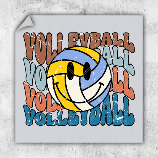 a volleyball ball with the words volleyball on it