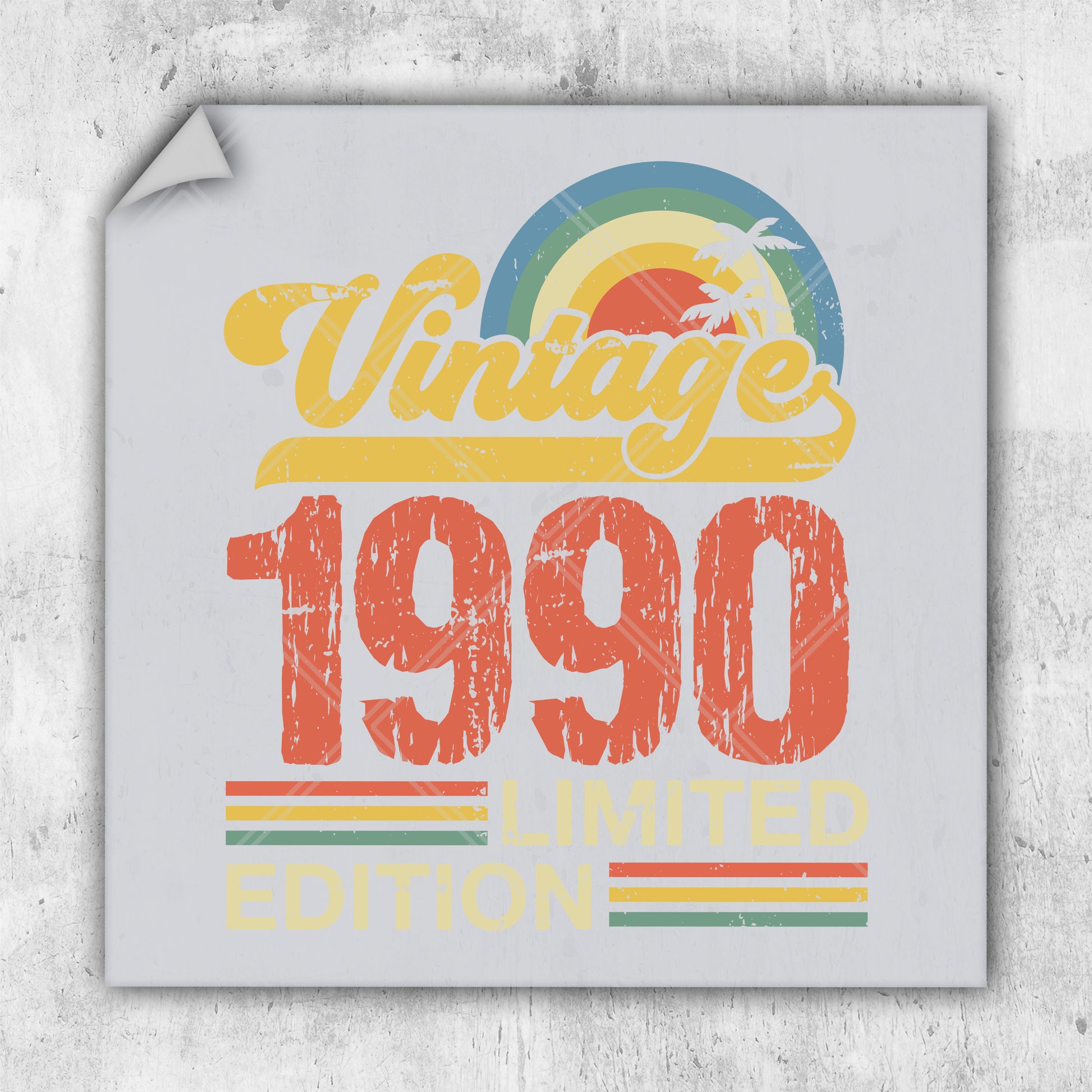 a picture of a sign that says vintage 1950 limited