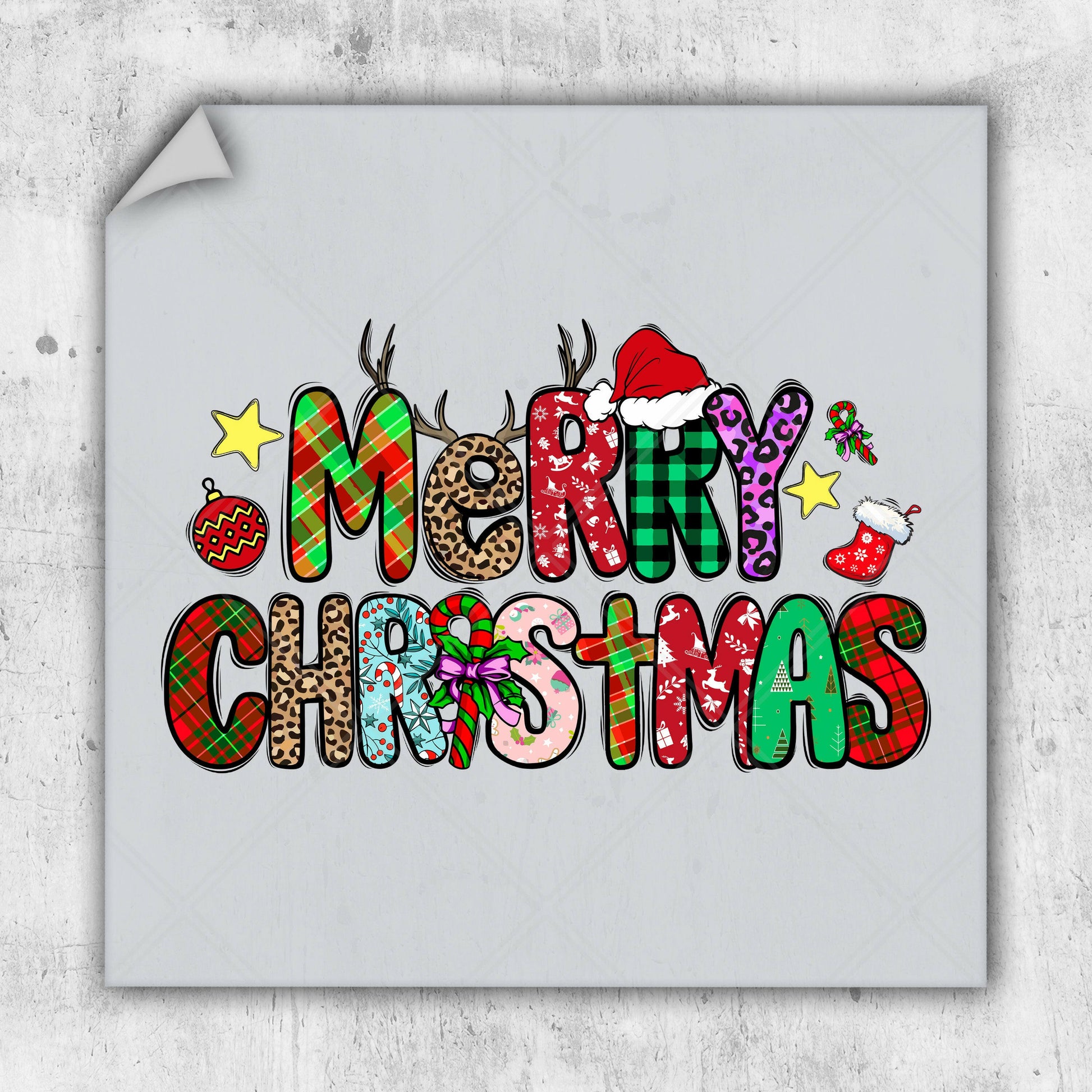 a christmas card with the words merry christmas