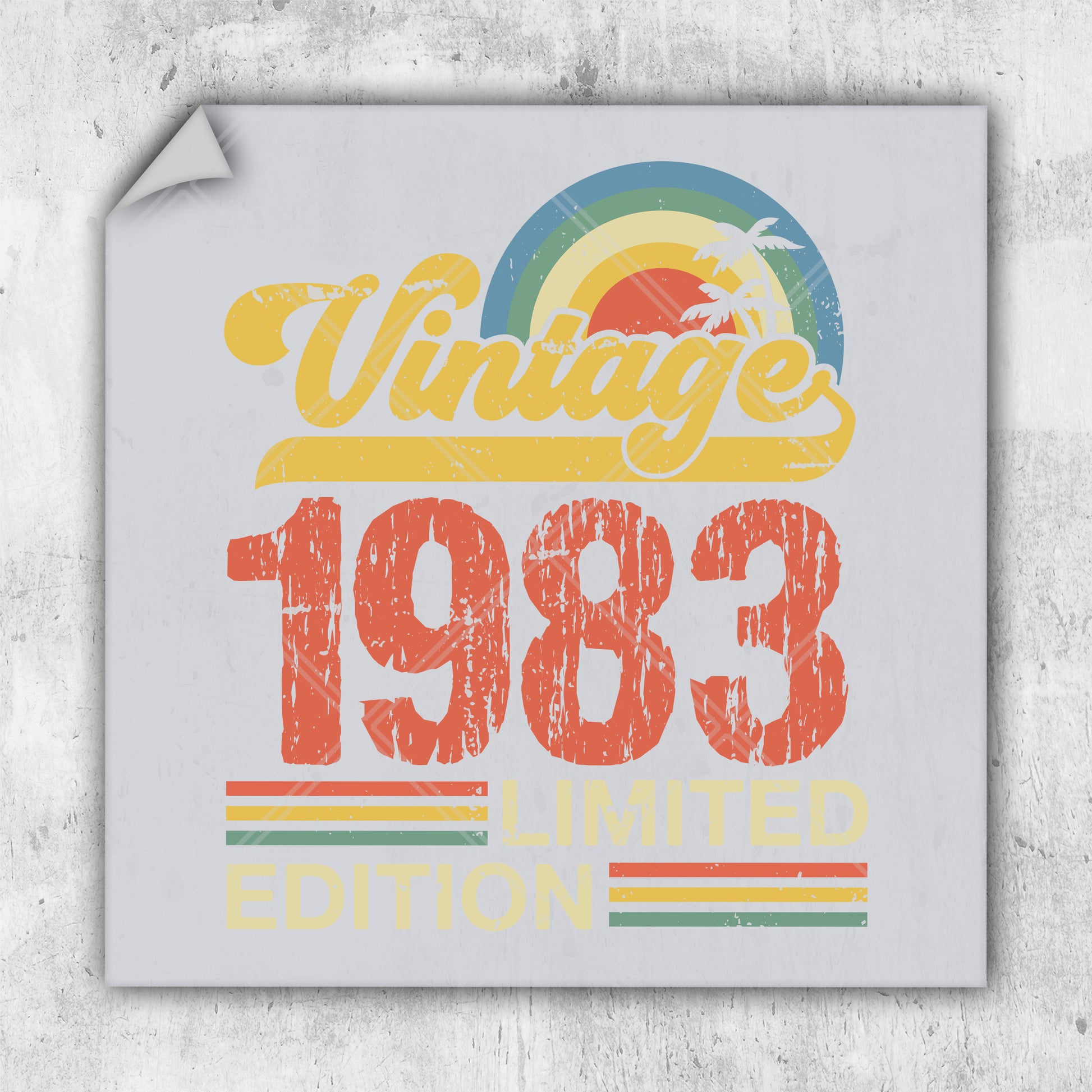 a picture of a sign that says vintage 1933 limited