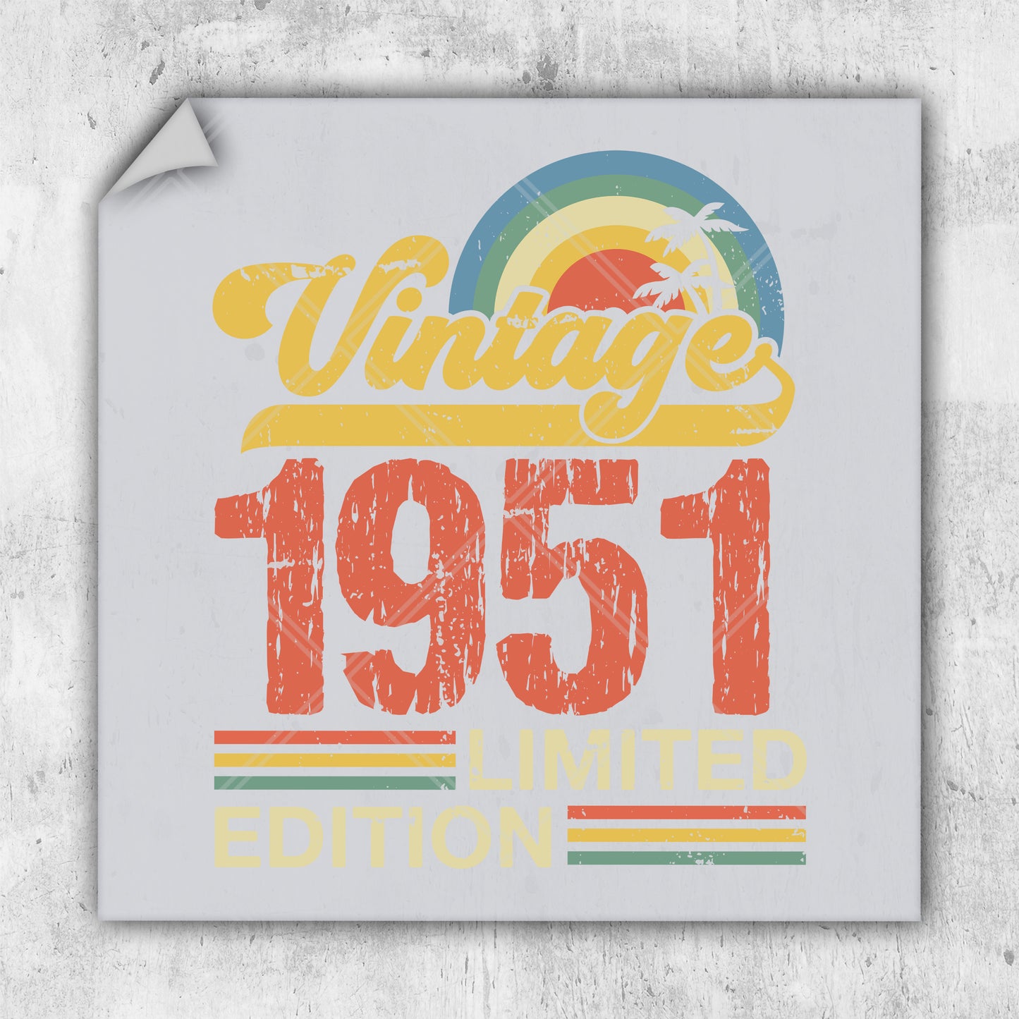 a picture of a sign that says vintage 1953 limited