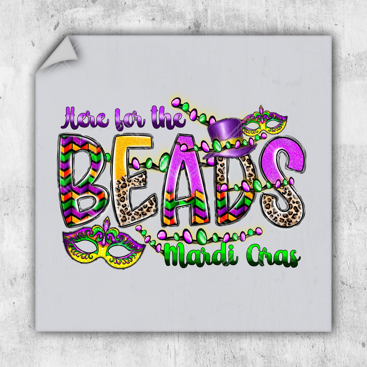 a picture of a mardi gras sign with a mardi gras theme