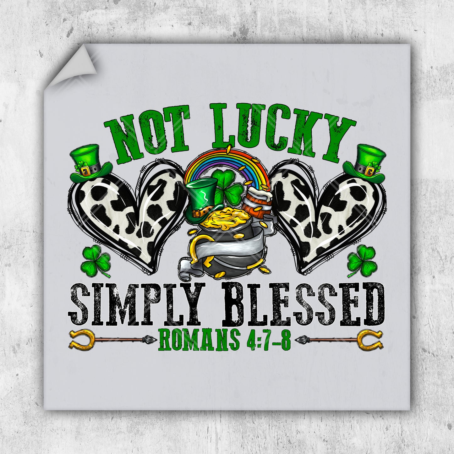 a st patrick's day t - shirt with a pot of gold and shamrock