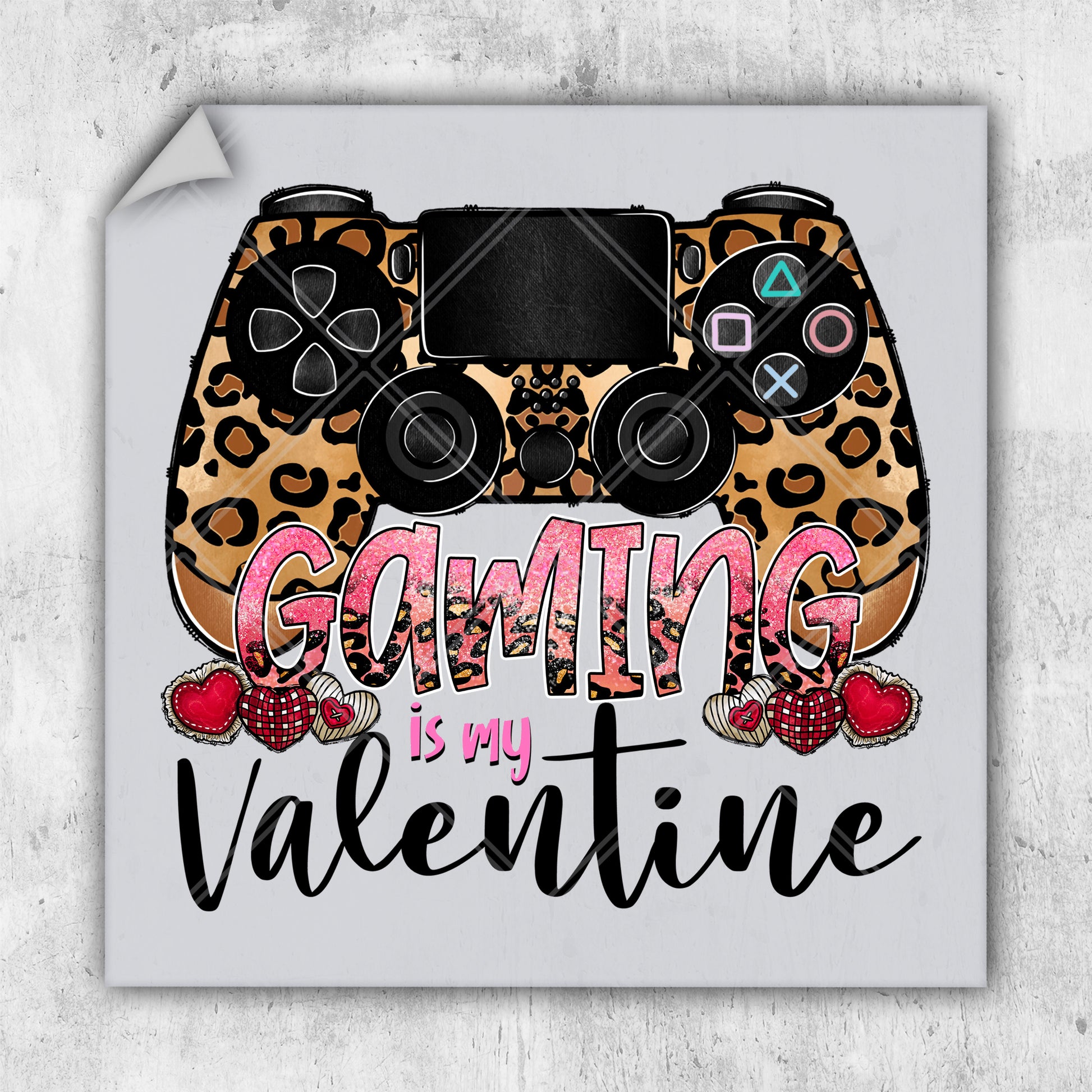 a picture of a video game controller with the words gaming is my valentine