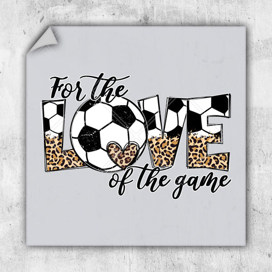 a picture of a soccer ball and leopard print