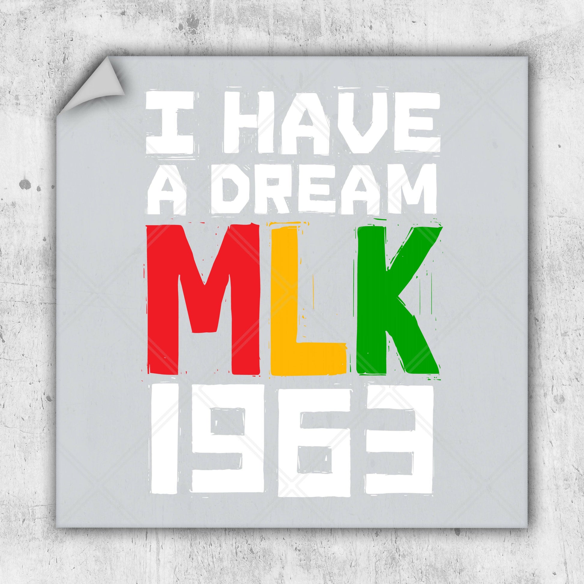 i have a dream milk sign on a wall