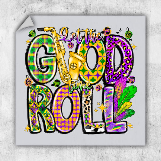 a picture of the word god roll on a white background