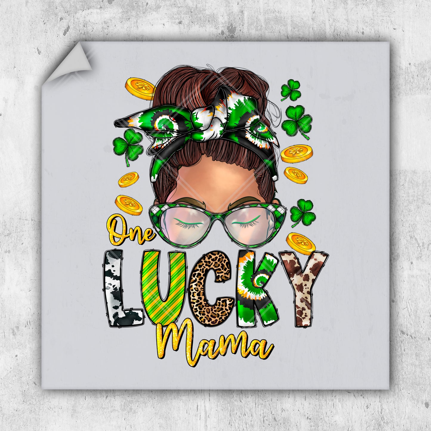 a st patrick's day poster with a st patrick's day image