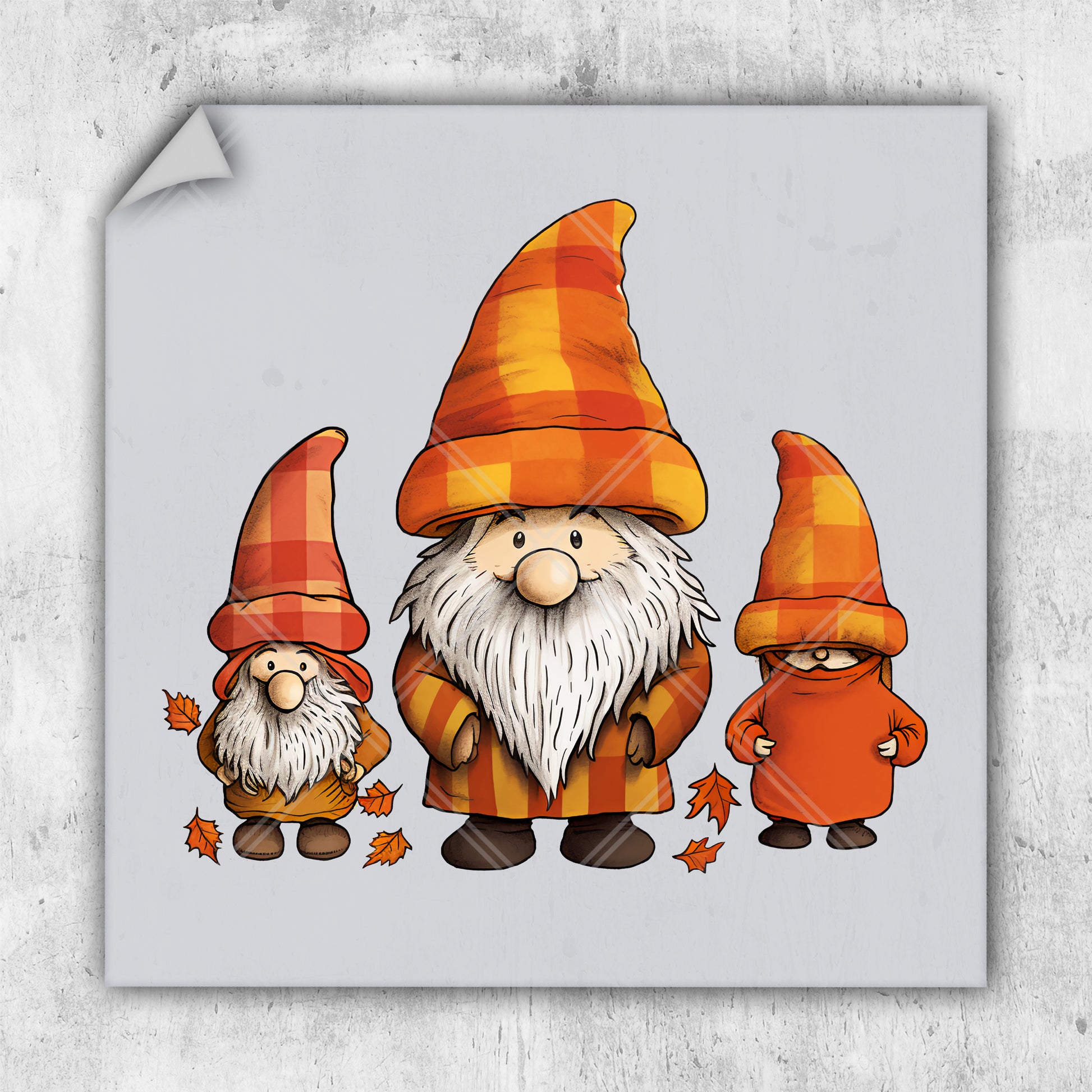 a group of gnomes standing next to each other