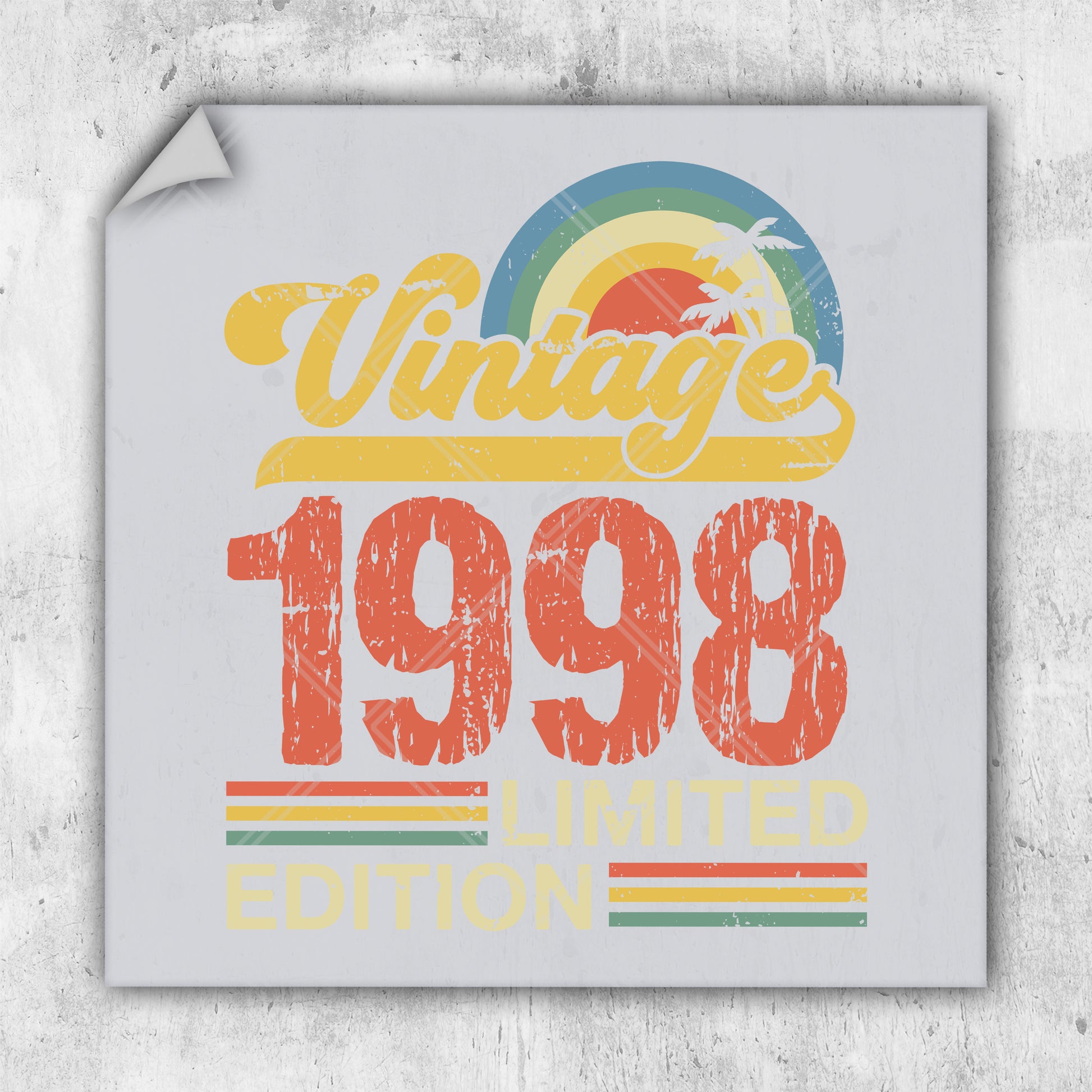 a picture of a sign that says vintage 1989 limited