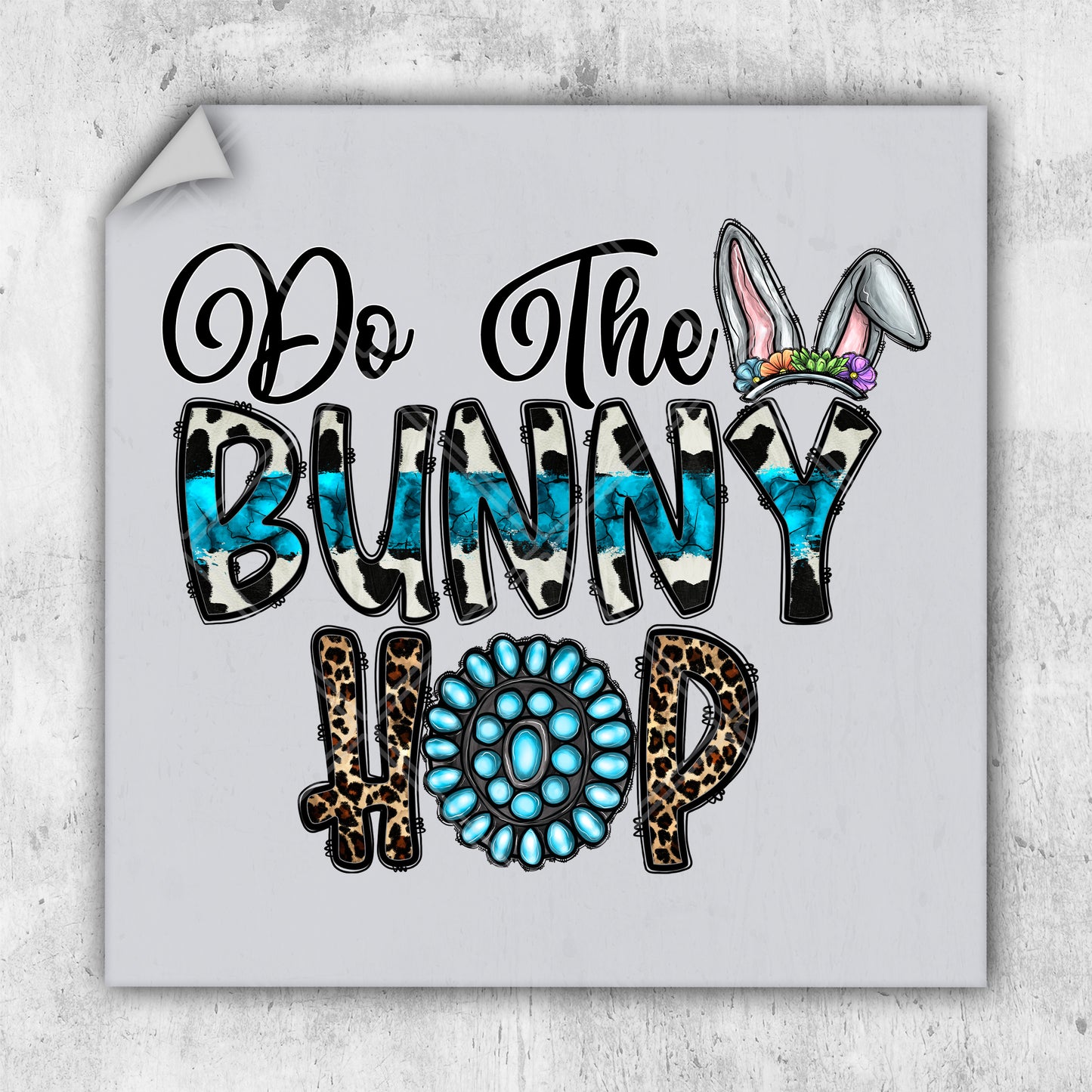 a picture of a bunny hop sign on a wall