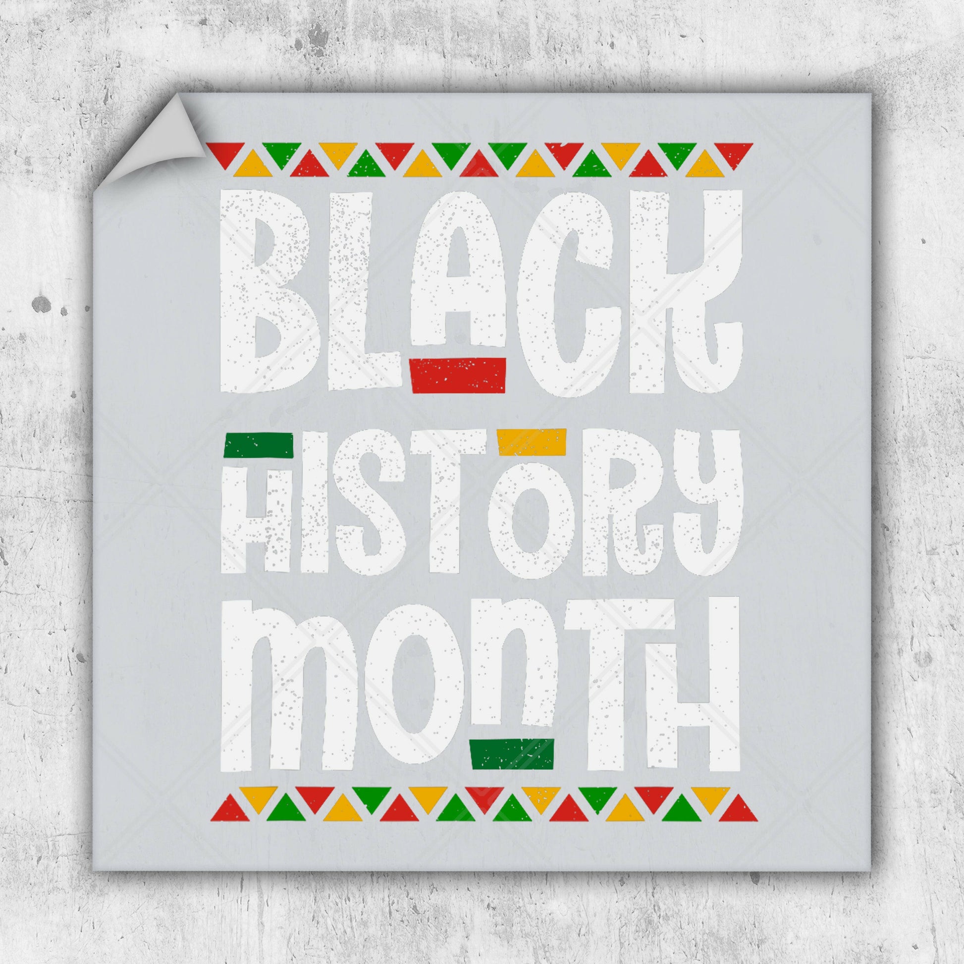 a sign that says black history month on it