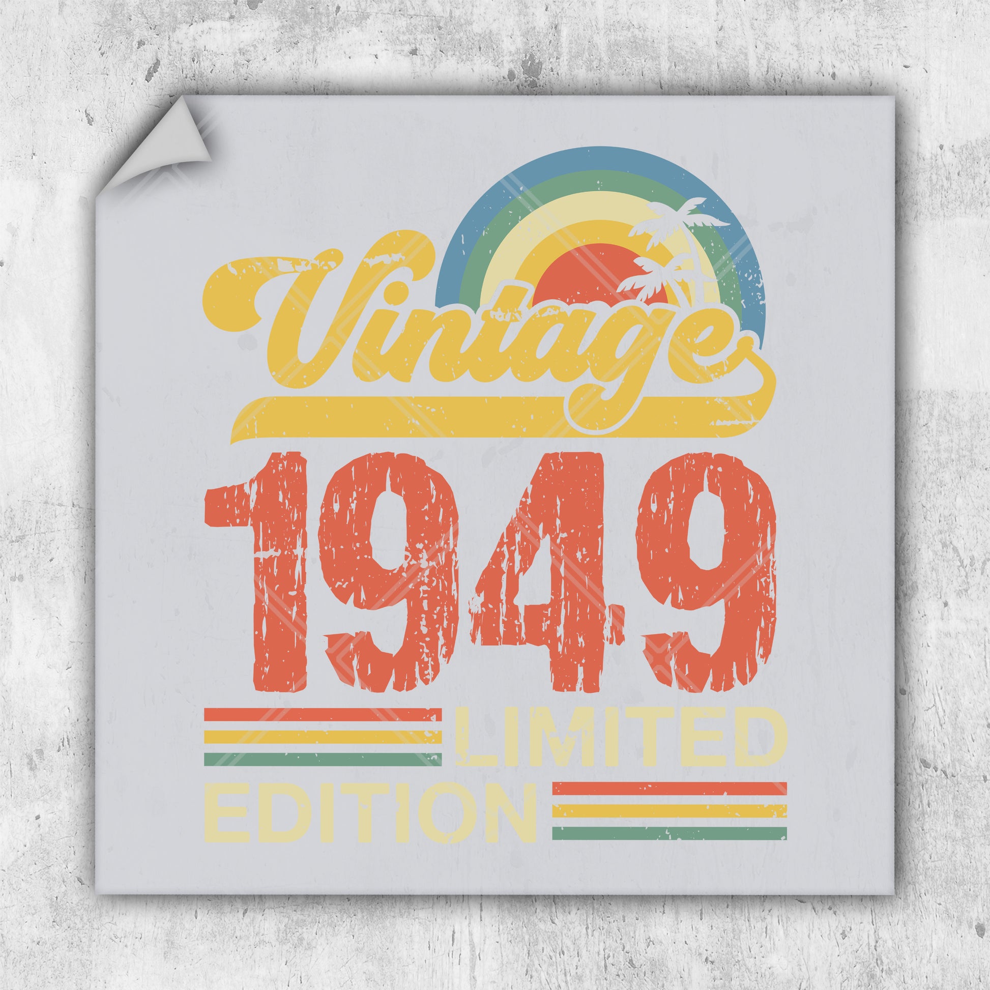 a picture of a sign that says vintage 1940 limited