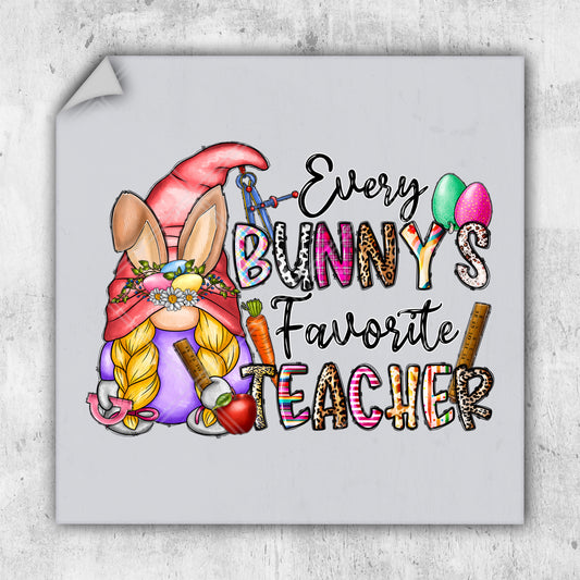 a picture of a picture of a bunny and a teacher