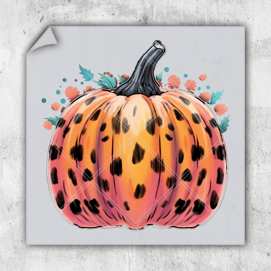 a picture of a pumpkin with spots on it