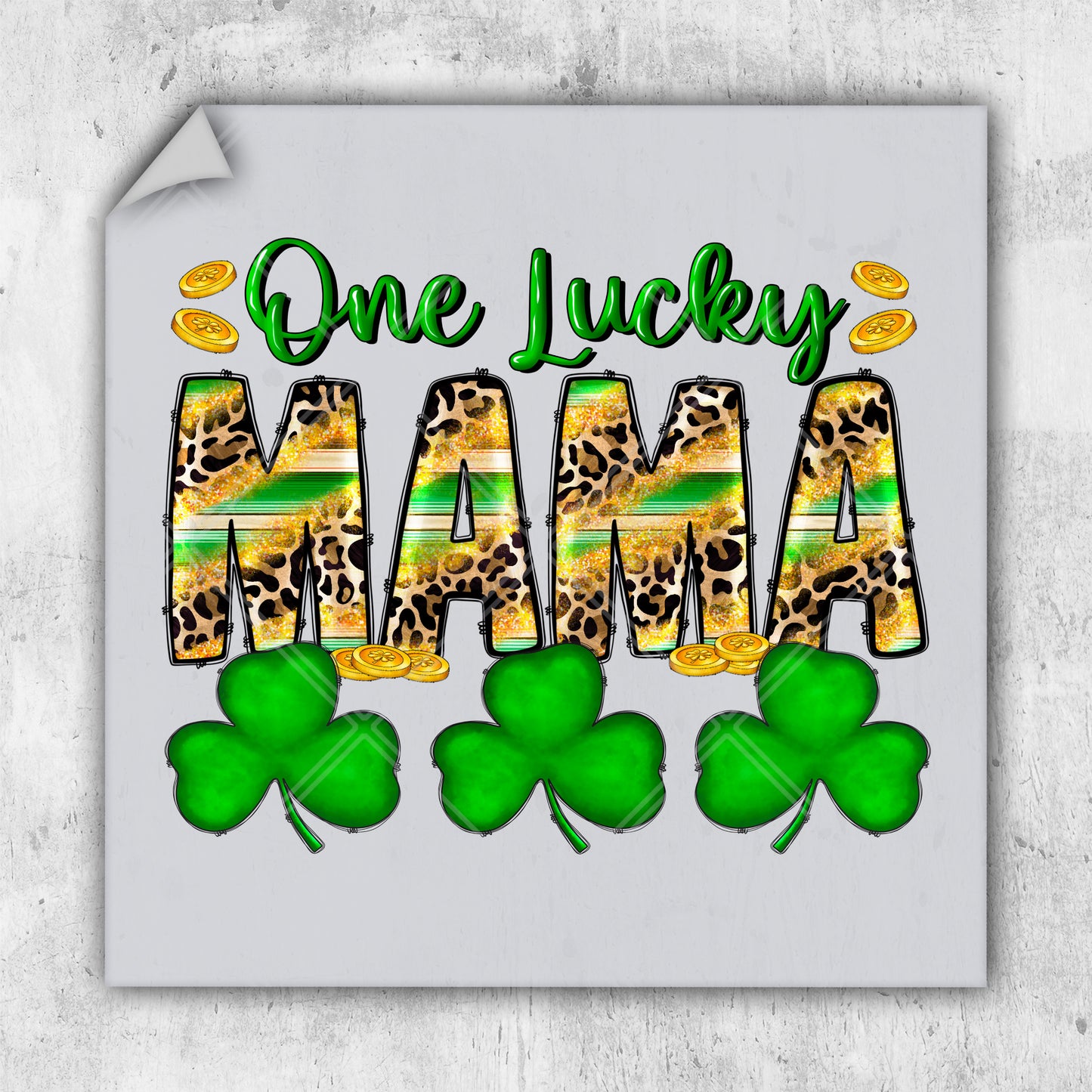 a st patrick's day one lucky mama shirt