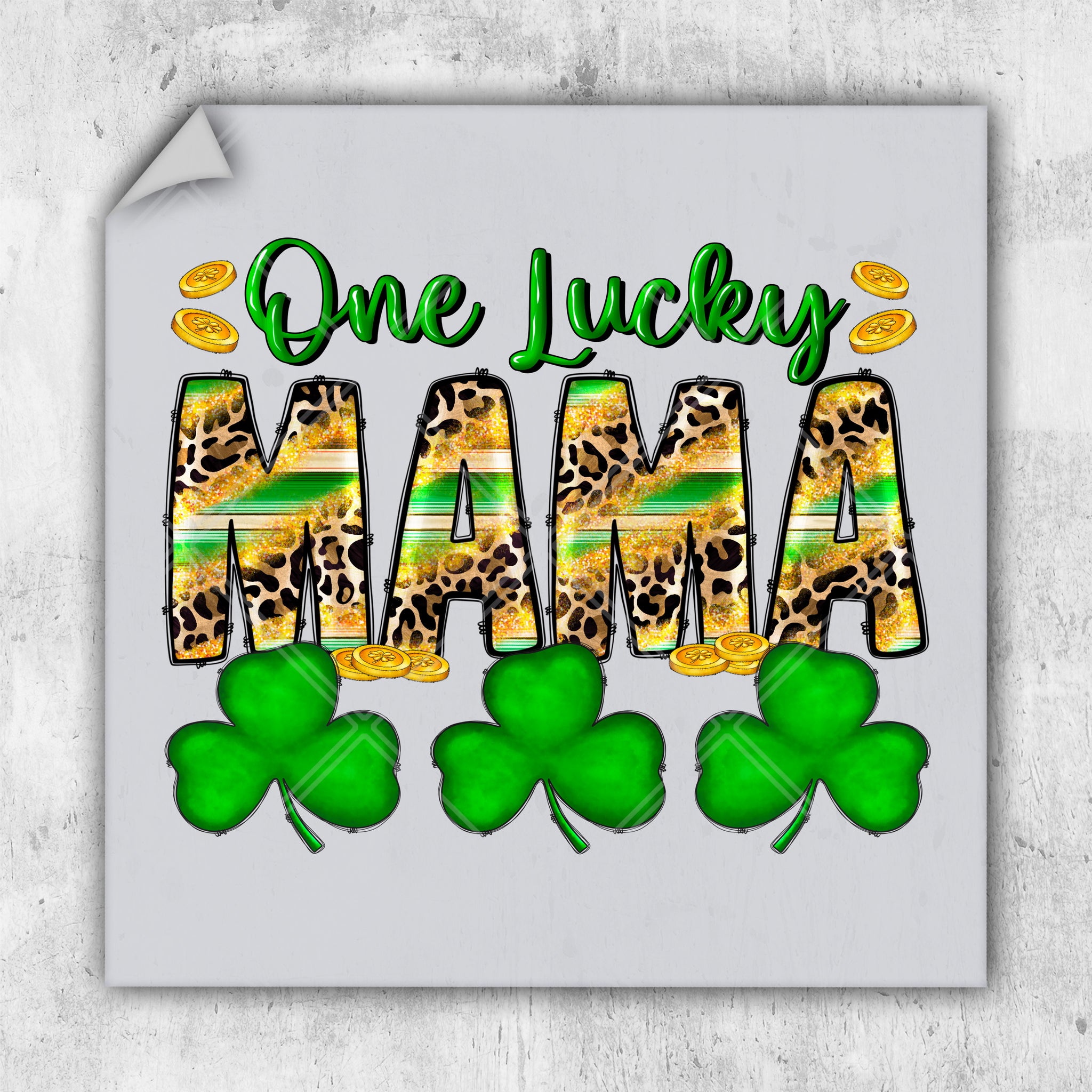 a st patrick's day one lucky mama shirt