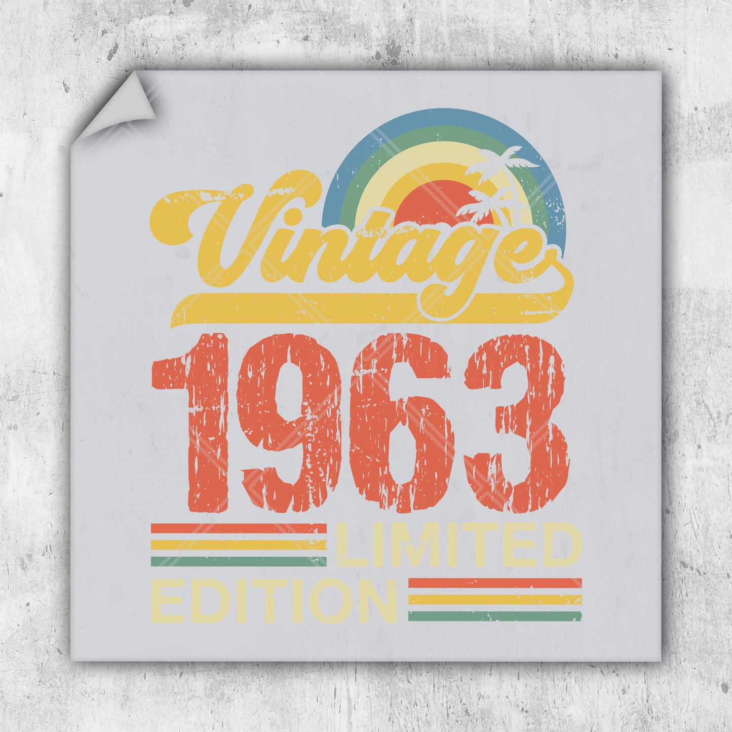 a picture of a sign that says vintage 1953 limited