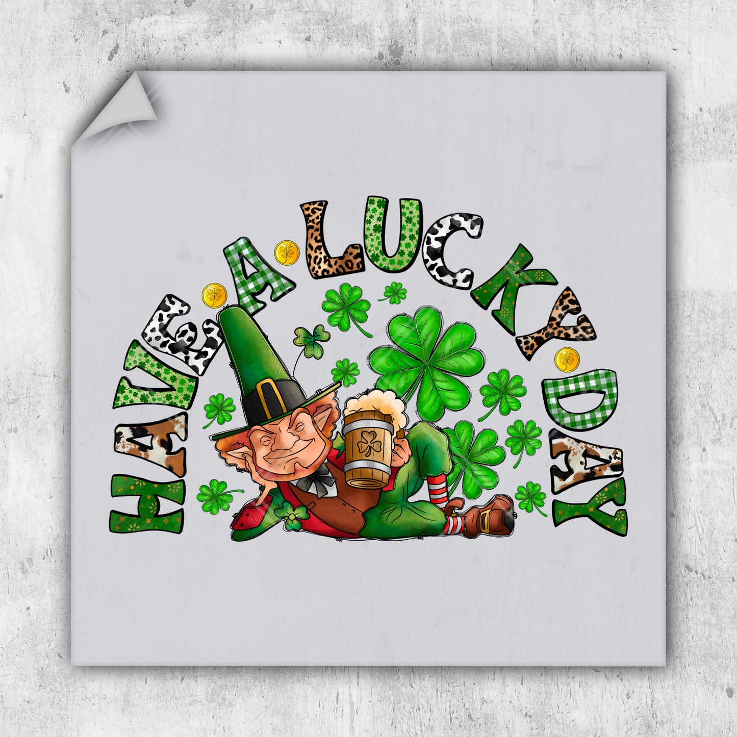 a st patrick's day photo with a lepreite