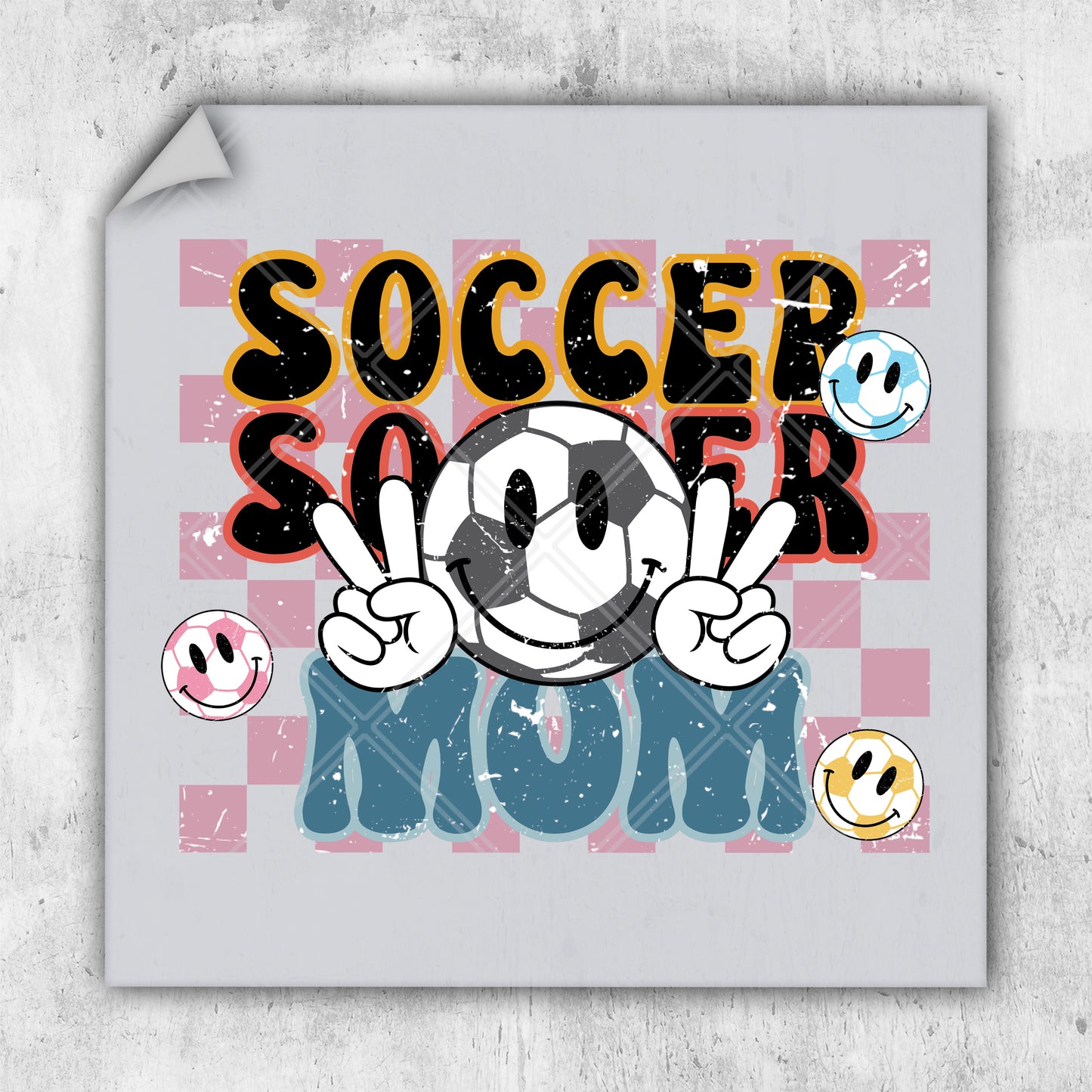 a soccer ball with the words soccer on it