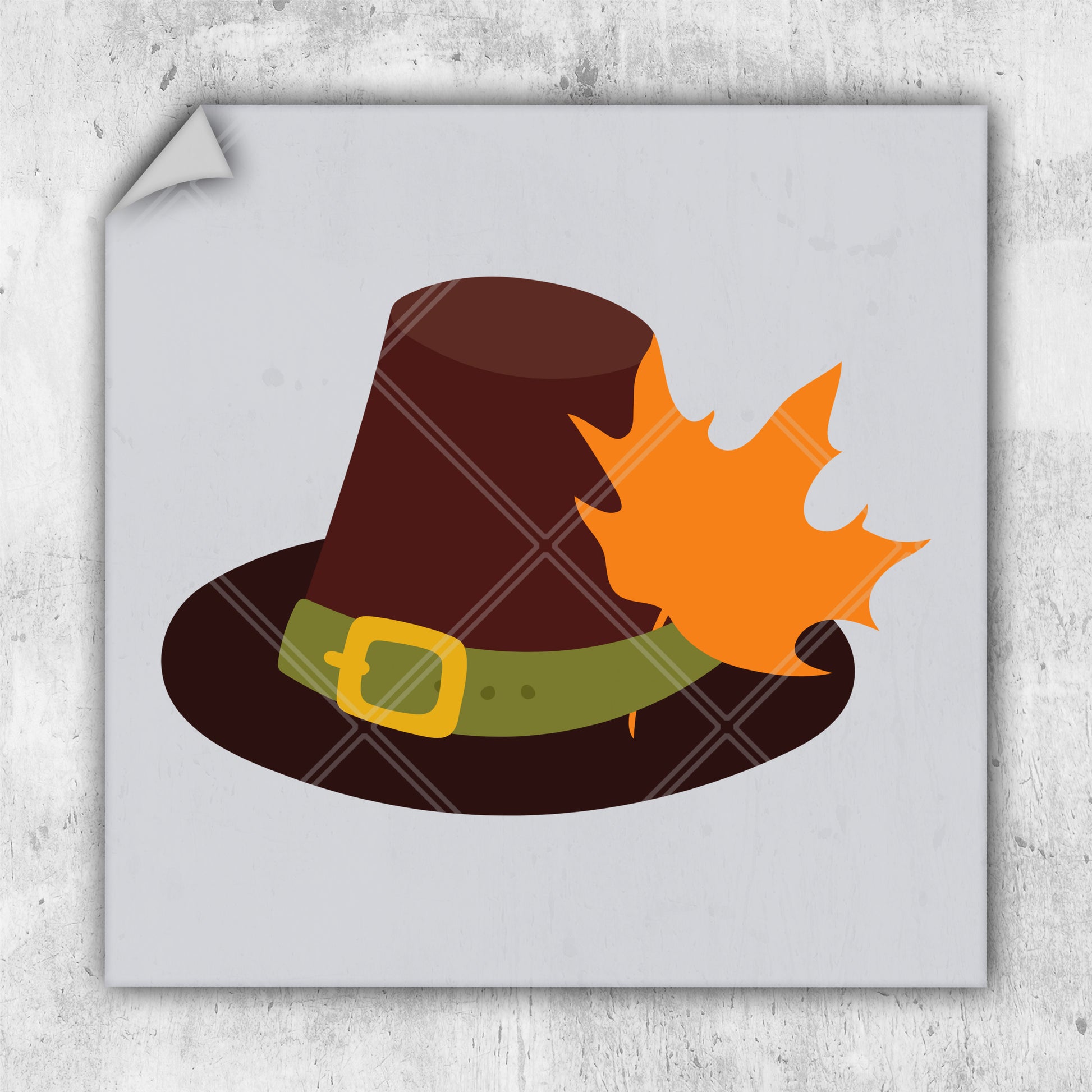 a picture of a hat with a fire on it