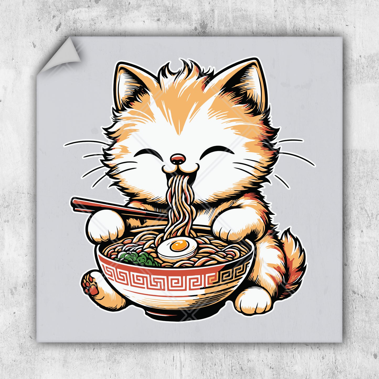 a picture of a cat eating out of a bowl