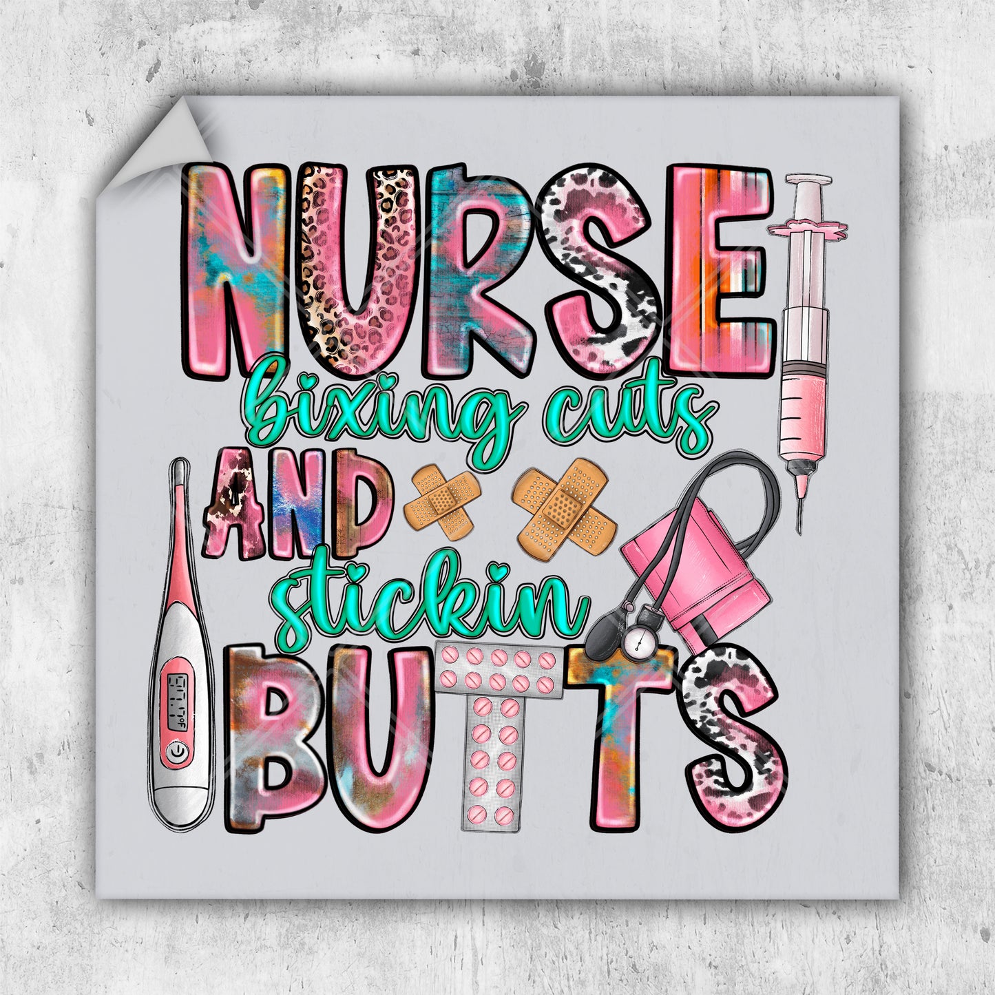 a picture of a nurse saying about nursing