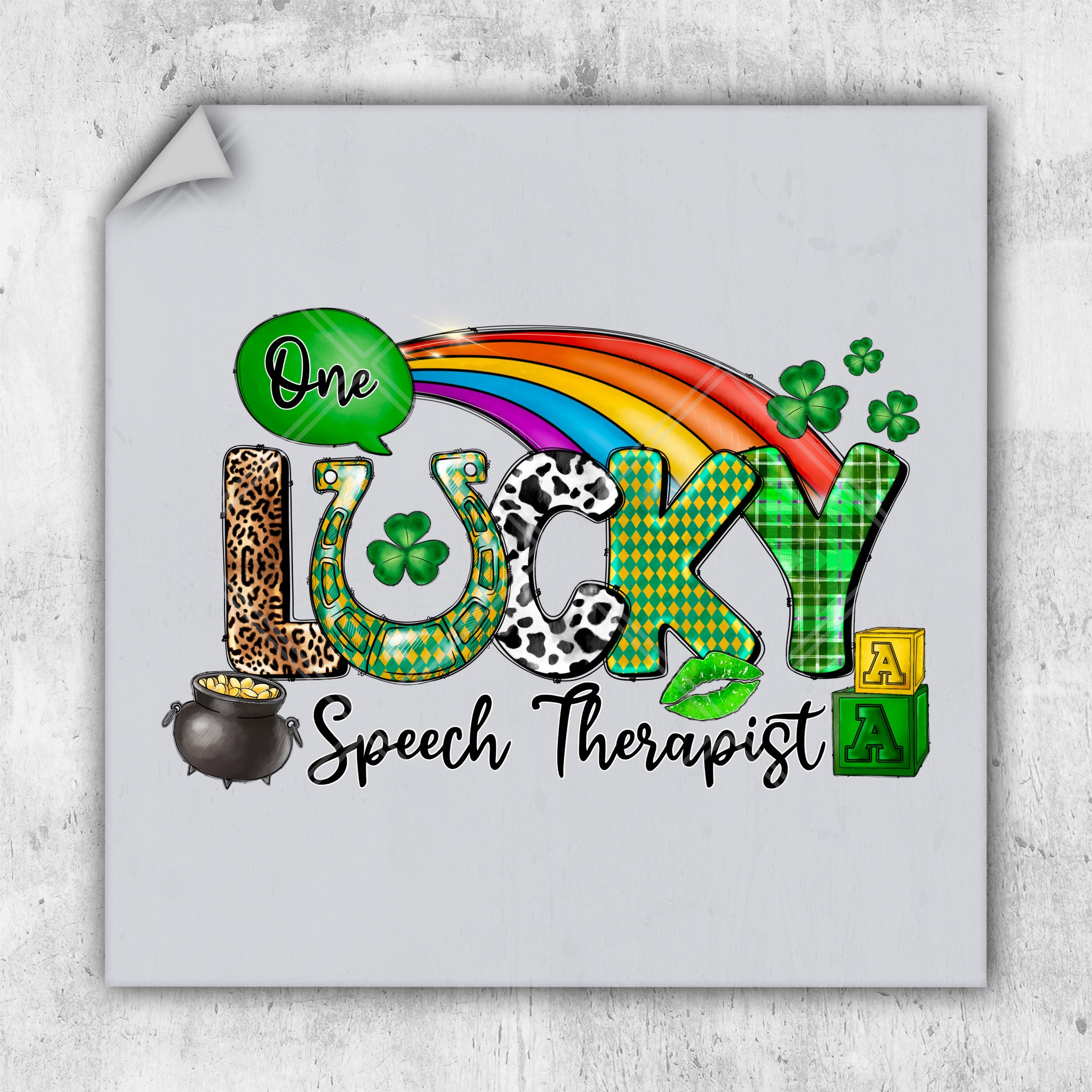 a picture of a st patrick's day greeting card