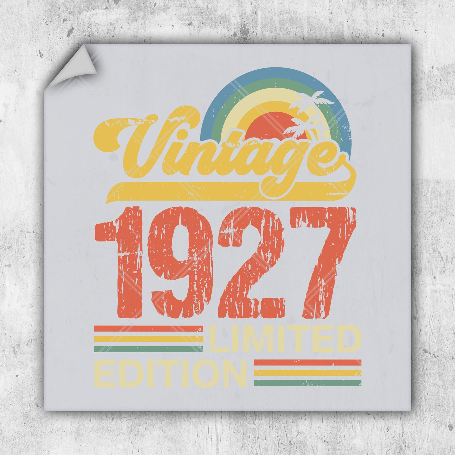 a picture of a sign that says vintage 1971 limited