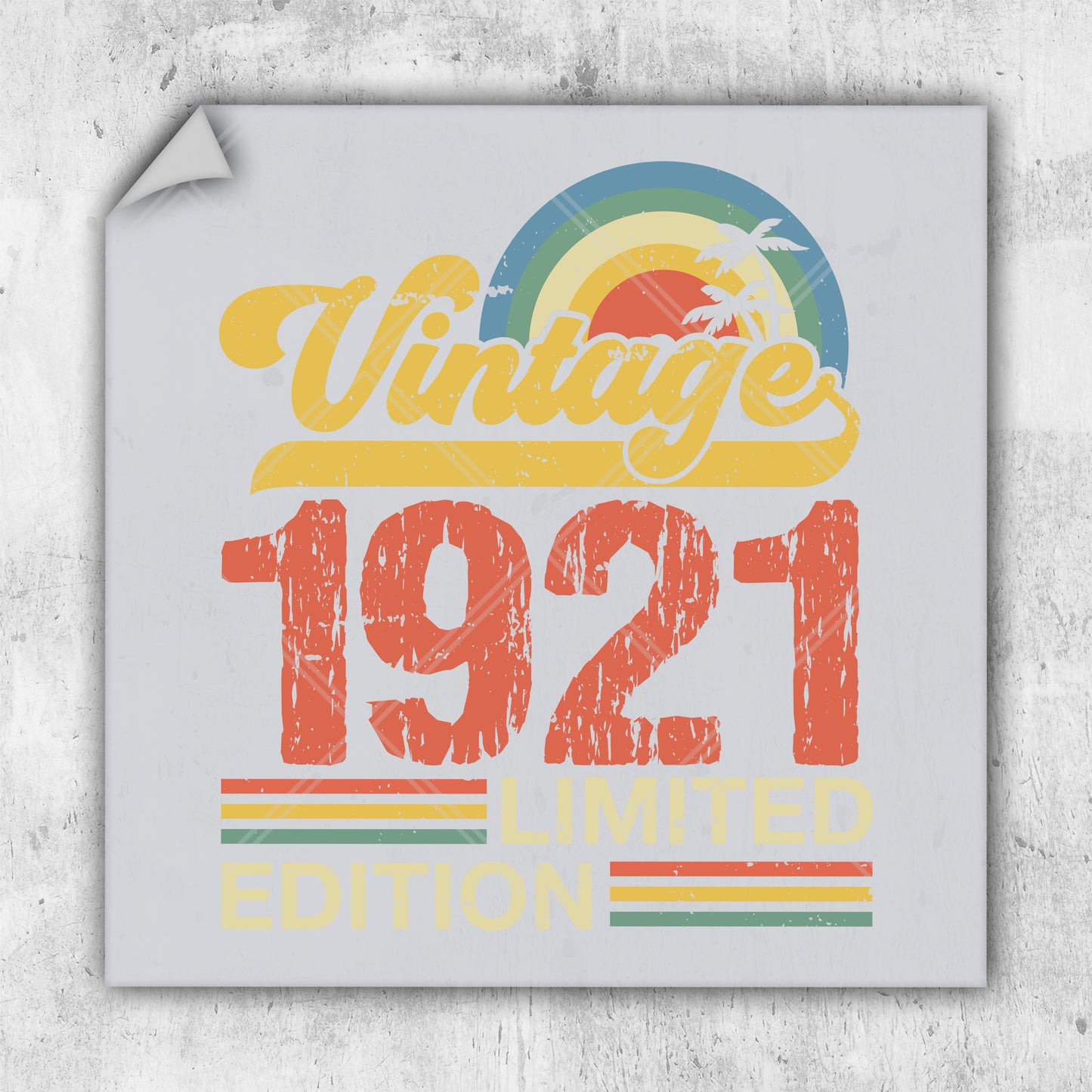 a picture of a sign that says vintage 1971 limited