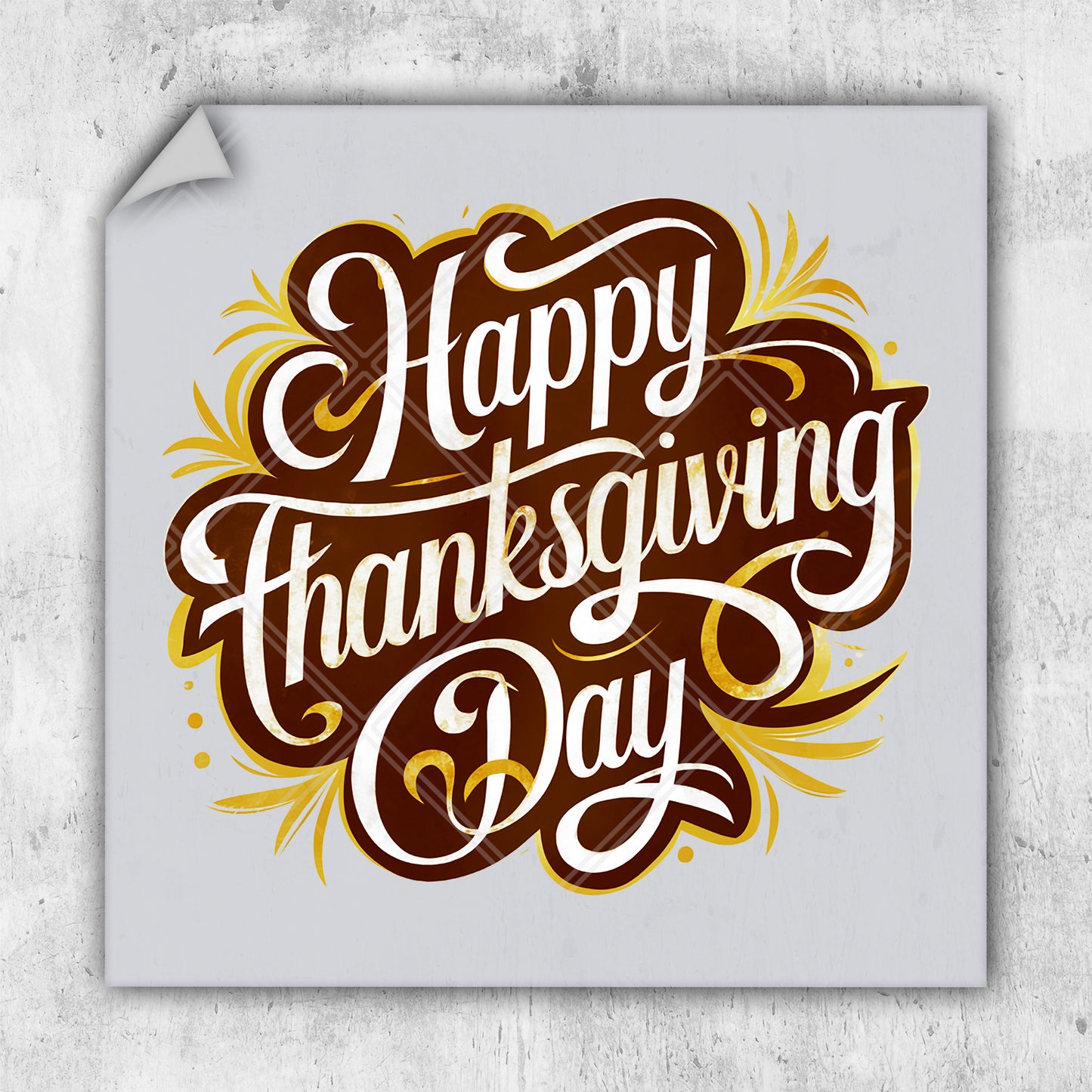 a happy thanksgiving card with the words happy thanksgiving day