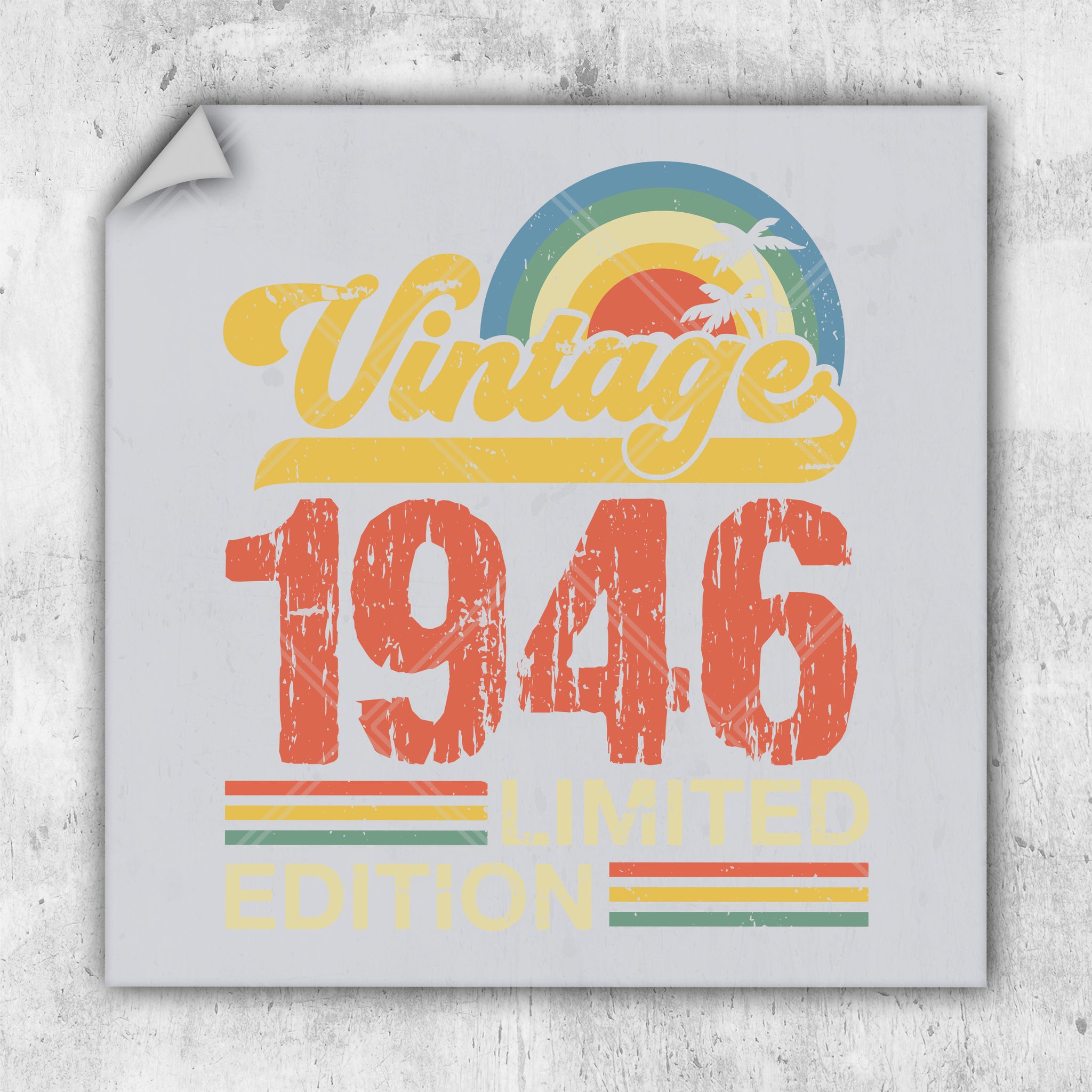 a picture of a sign that says vintage