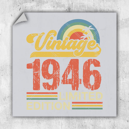 a picture of a sign that says vintage