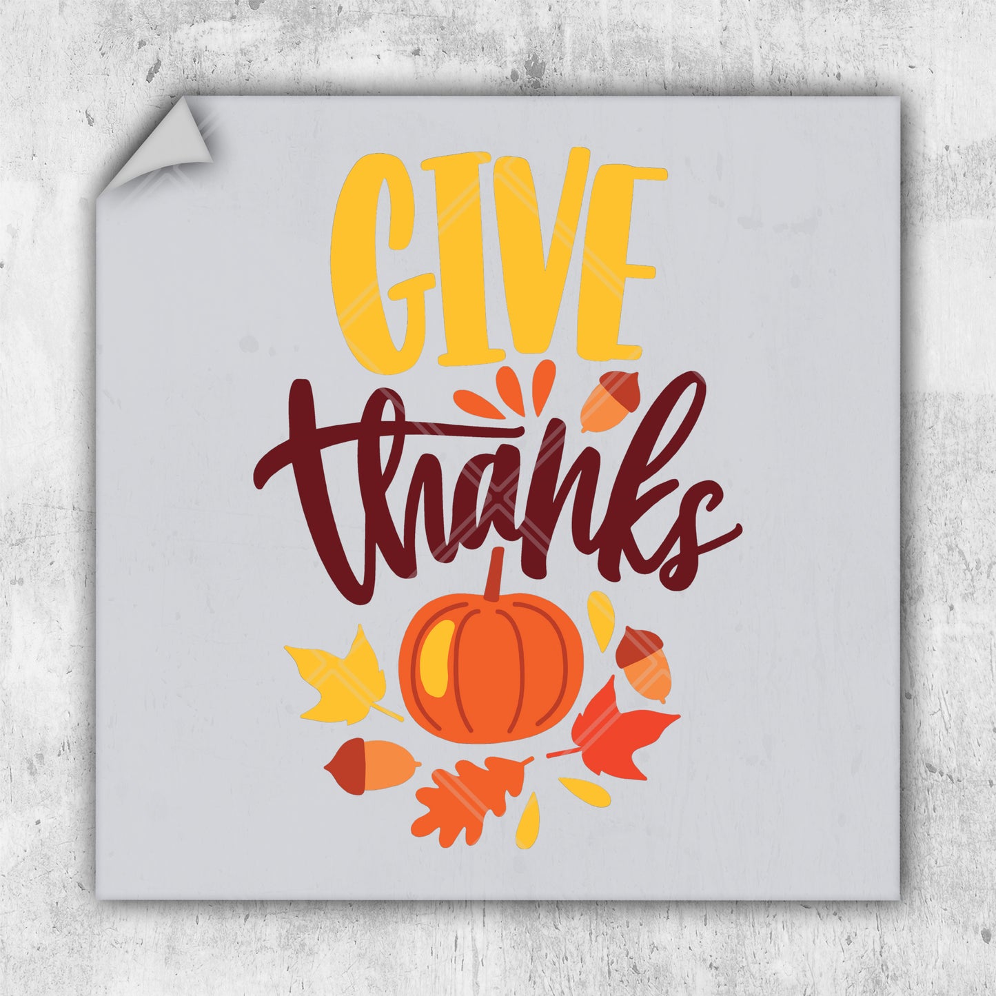 a picture of a sign that says give thanks