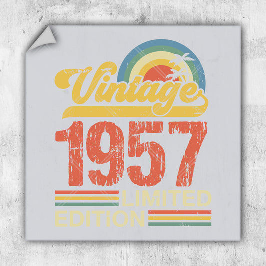 a picture of a sign that says vintage 1971 limited