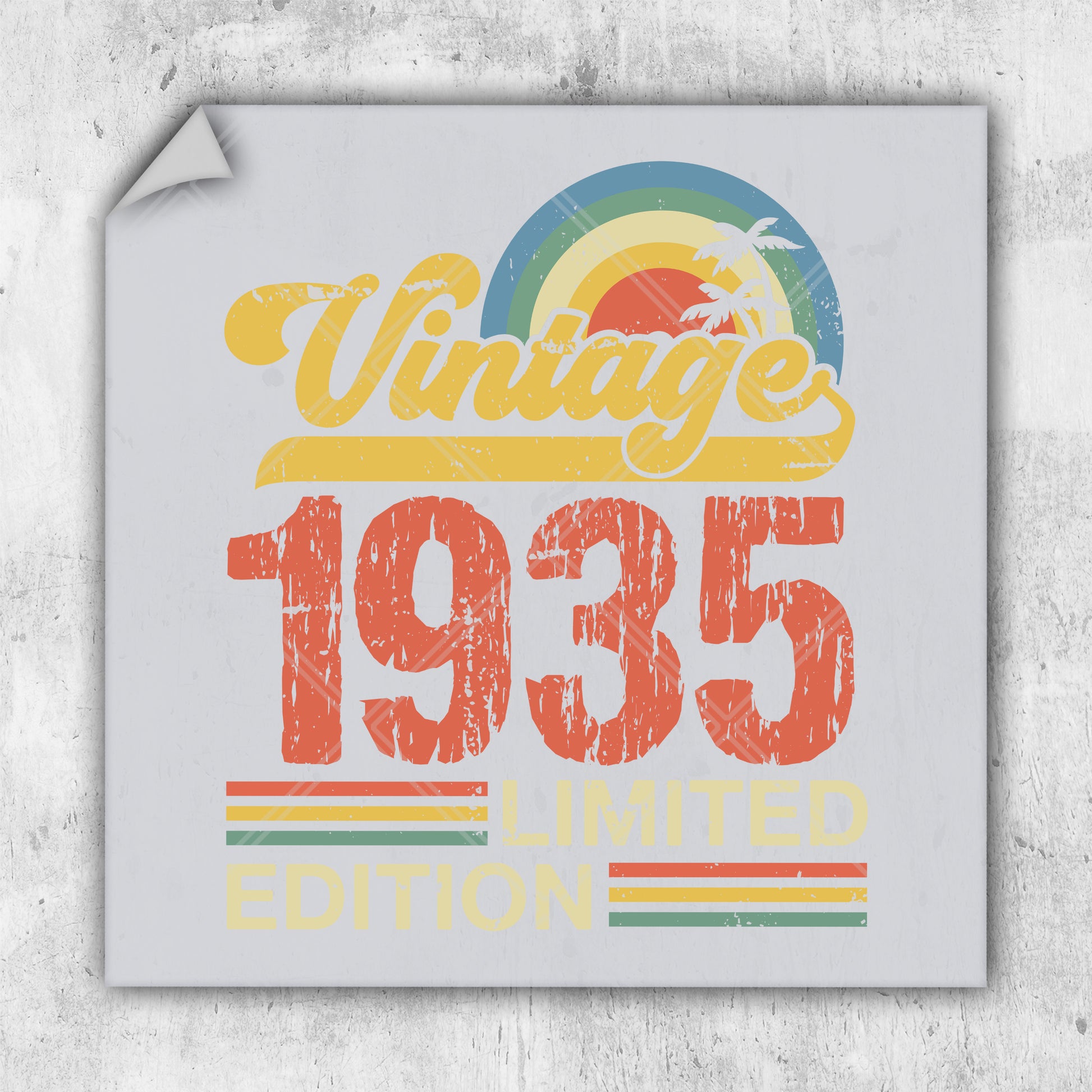 a picture of a sign that says vintage 1953 limited